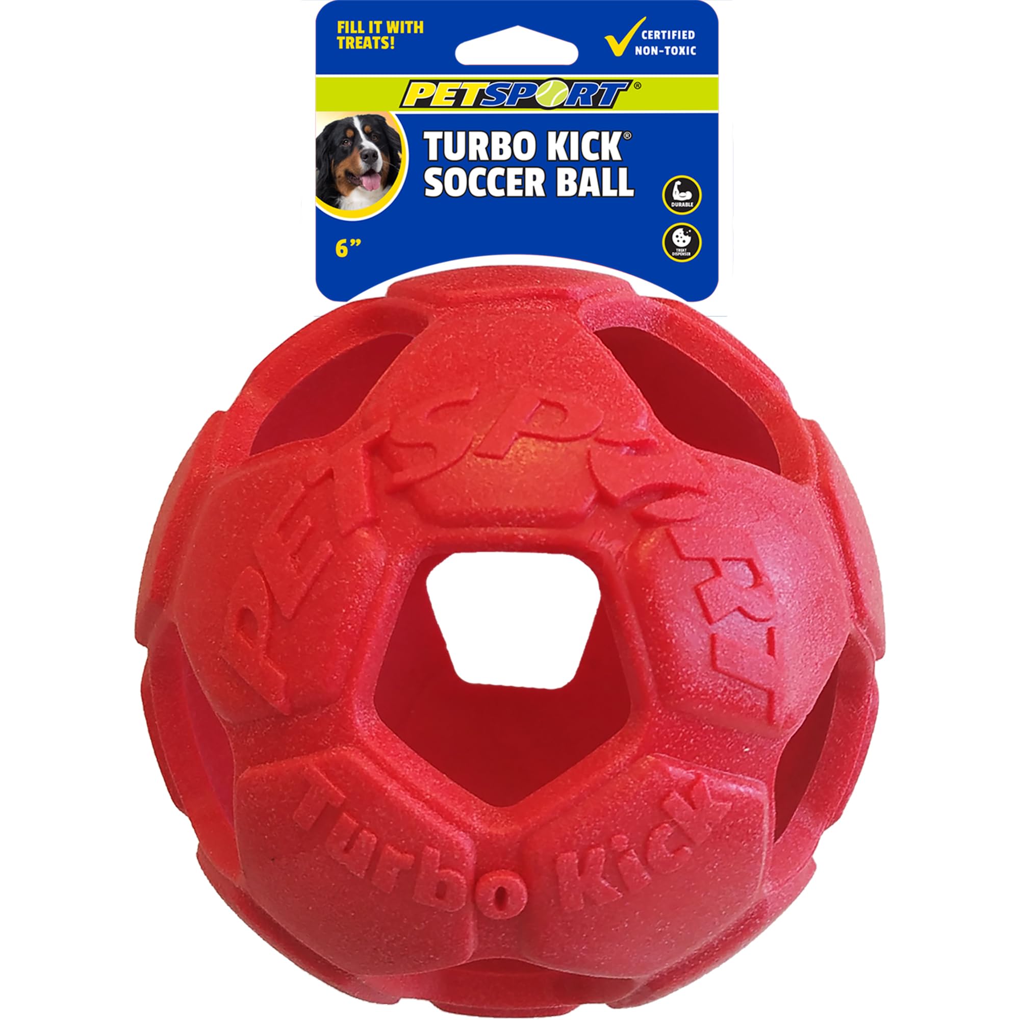 Pet Supplies : PetSport Turbo Kick Soccer Ball - Soccer Ball Dog